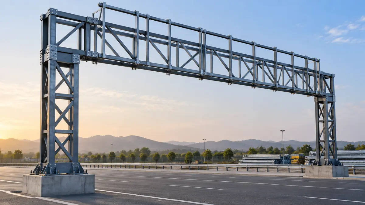 Gantries & large-span steel structures illustration